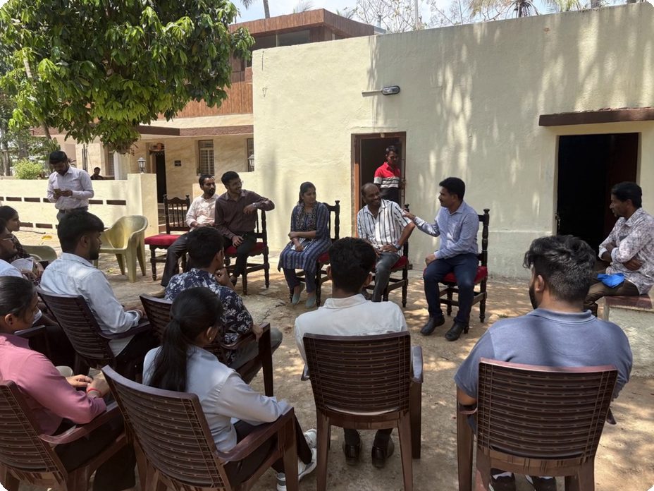 Fieldwork session at Tubagere village